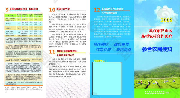 环保绿色二折页广告设计矢量宣传页
