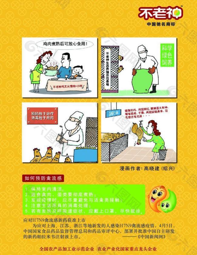 食品加工漫画图片