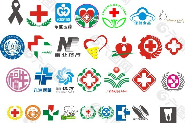 医院logo矢量图免费下载