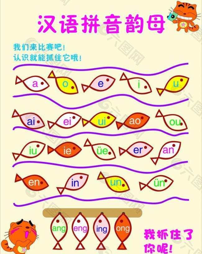 汉语拼音韵母图片