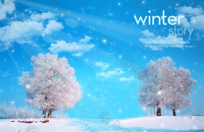 冬天雪景美图 风景电脑桌面壁纸