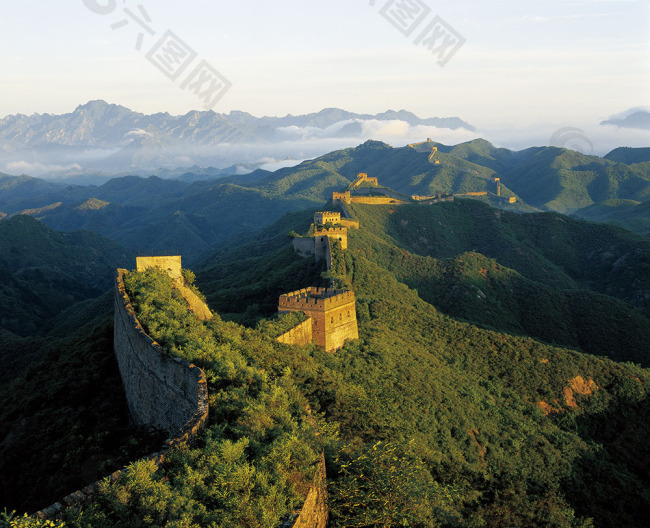 长城鸟瞰图 长城风景大图