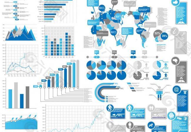 信息图表 分类图表图片