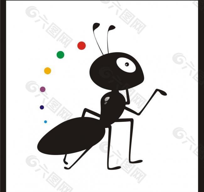 蚂蚁插画图片