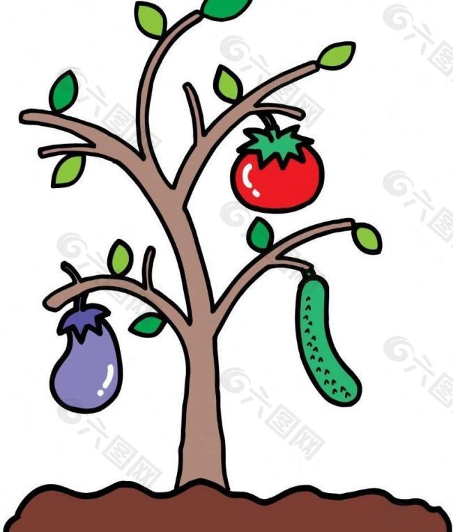 水果素菜插画图片