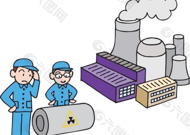 能源 化工厂漫画图片