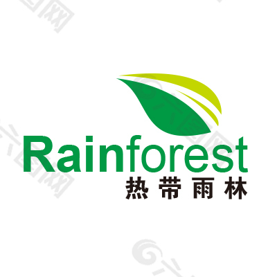 热带雨林Rainforest标志