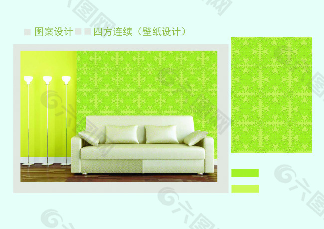 家装背景墙壁纸设计