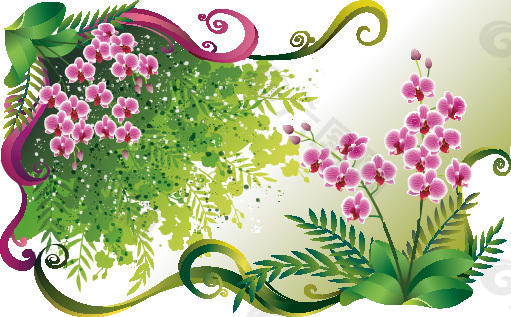 花卉装饰背景
