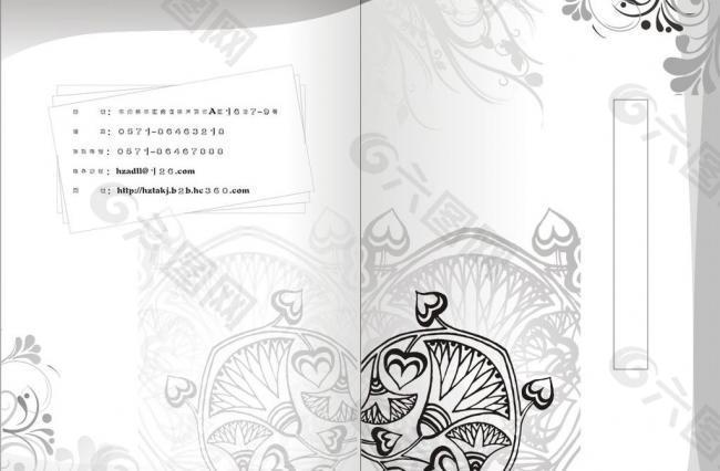 传统中国风画册封面cdr图片