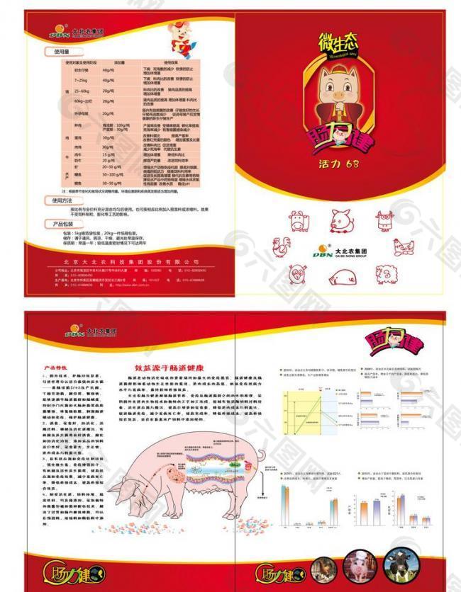 饲料dm宣传单图片