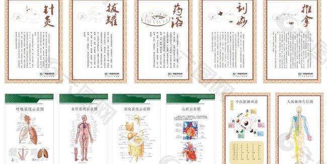 经络养生保健图图片