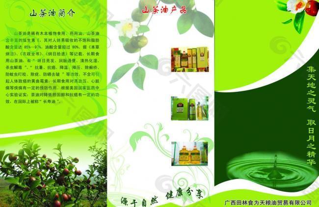 山茶油 宣传册图片