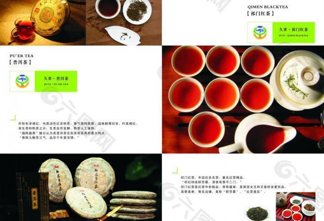 茶叶产品手册设计图片