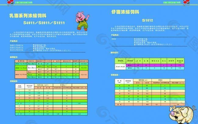 牛羊饲料宣传册图片