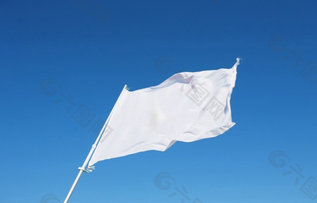 空白旗帜logo展示背景