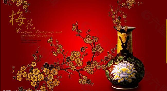 古典韵格画册内页图片