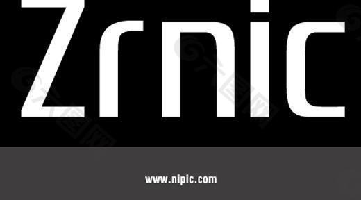 zrnic系列字体下载图片