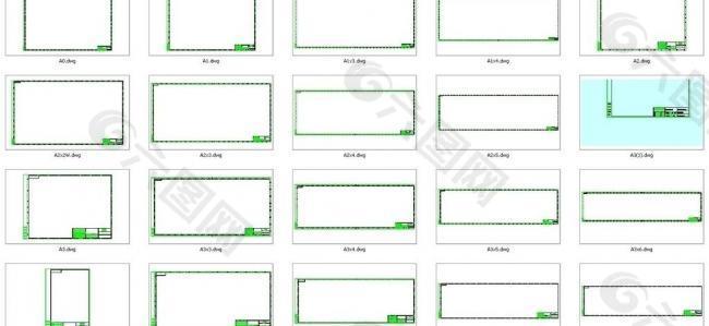 cad制图标准图框图片