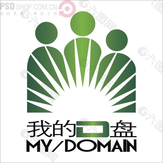 我的D盘矢量logo