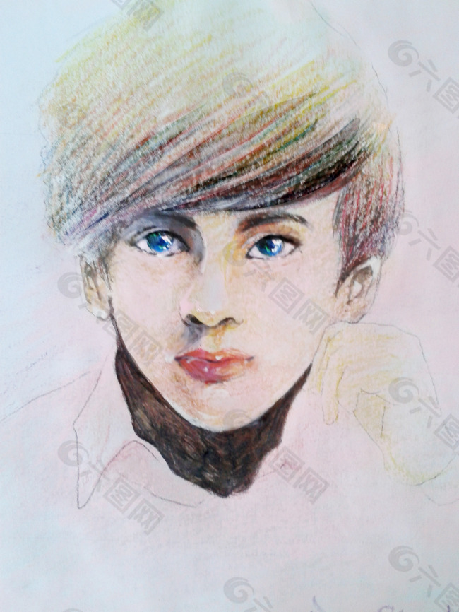 手绘 美好的少年