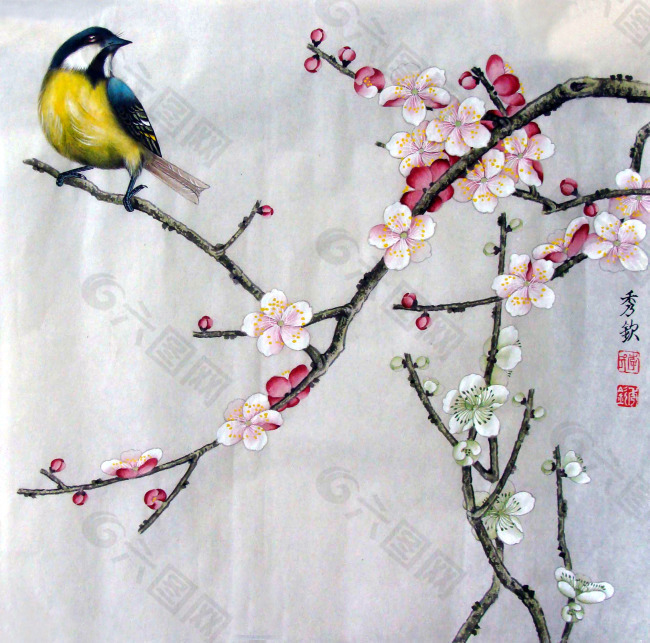 中国古代花鸟画