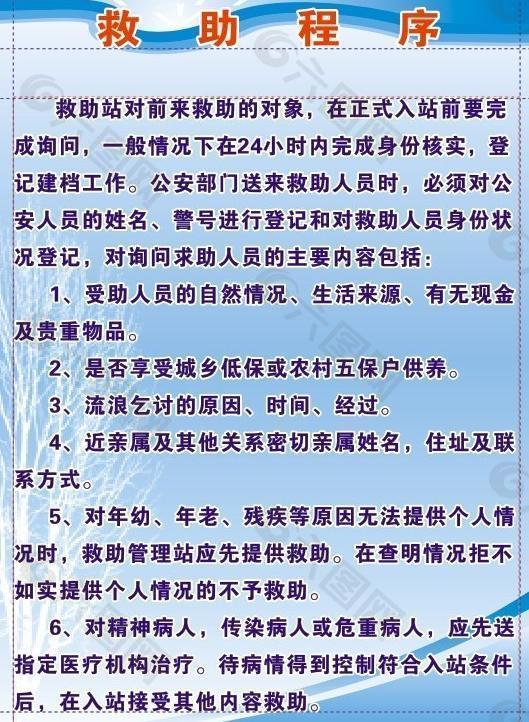 民政救助展板图片