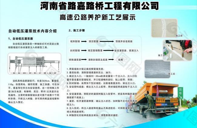 公路展板图片