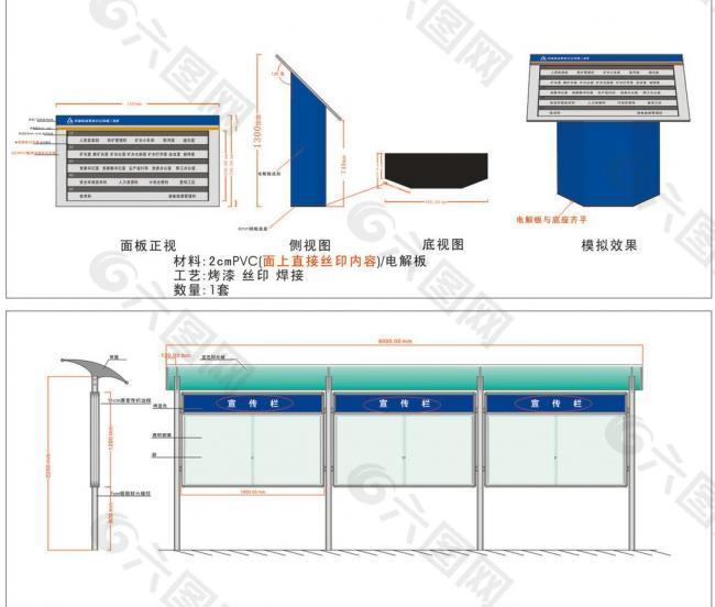 楼层索引展板设计图片