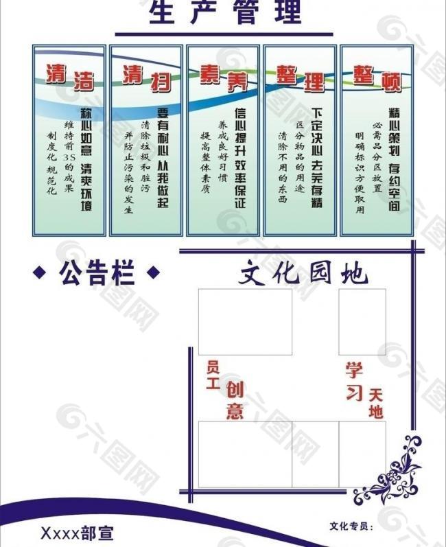 车间展板设计图片