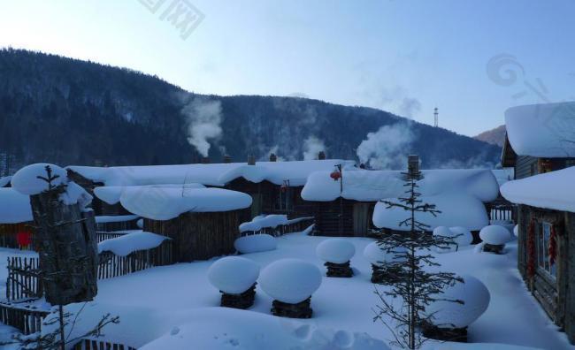 美丽雪景图片