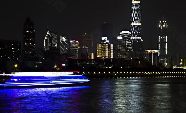 珠江夜景游轮图片