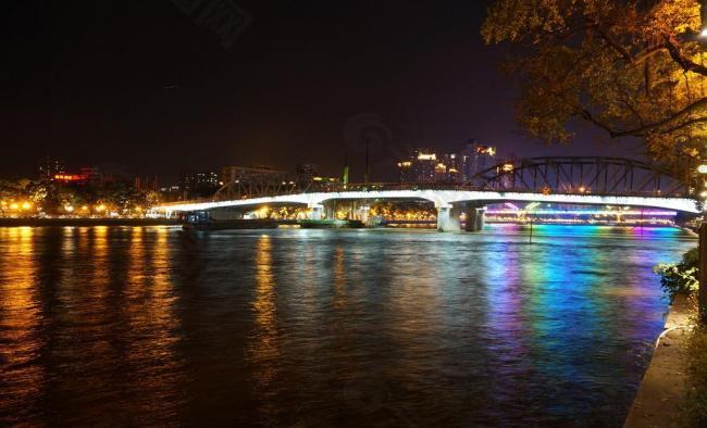 珠江夜景图片