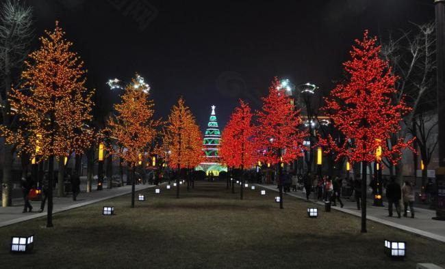 大雁塔夜景图片