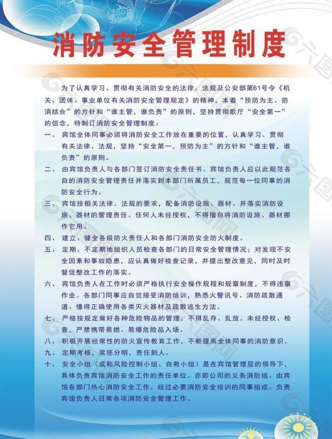 消防安全管理制度图片