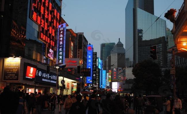 上海步行街图片