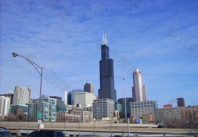 芝加哥 市内 景色图片