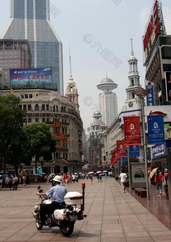 上海 南京东路 步行街图片