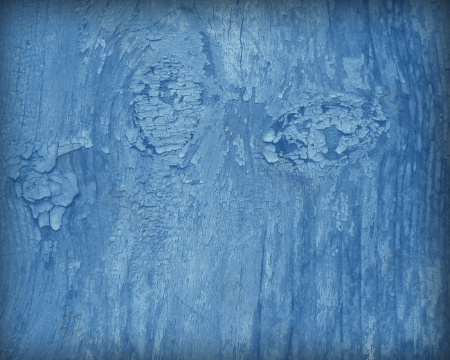 高清蓝色树皮木纹背景图