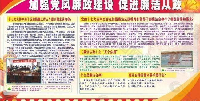 加强党风廉政建设促进廉洁从政图片