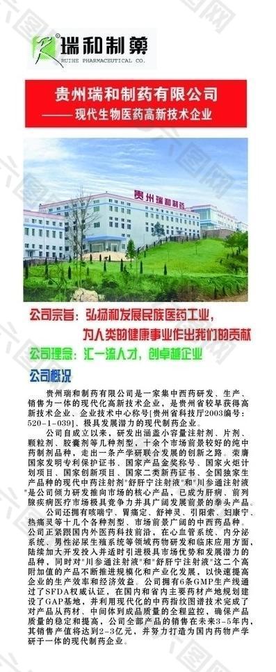 瑞和药交会 展架图片