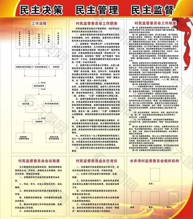 村监督委员会图片