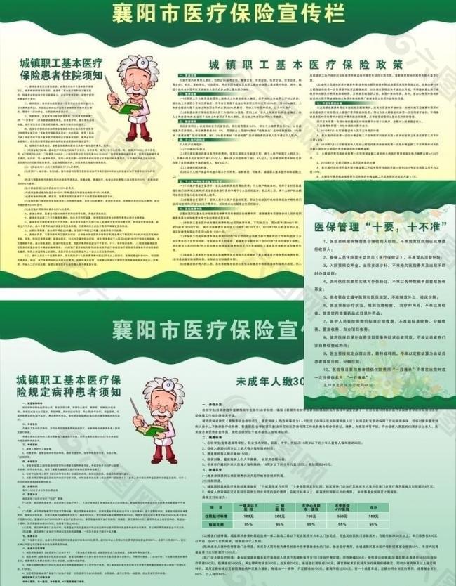 襄阳医疗保险宣传海报图片