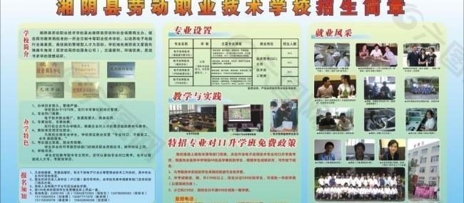 湘阴县劳动职业技术学校招生简章图片