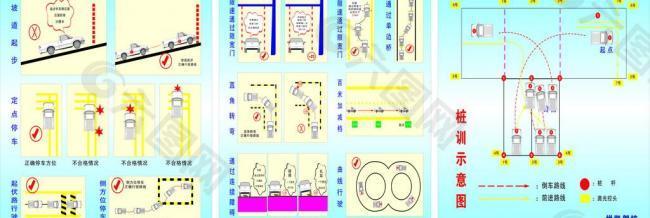 驾校训练图图片