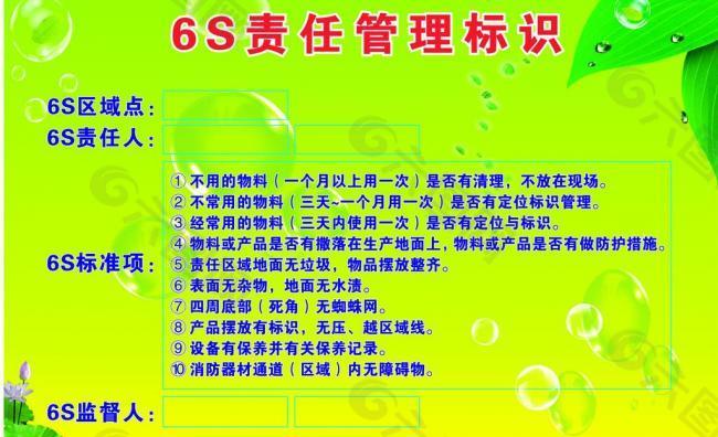 6s标识牌图片