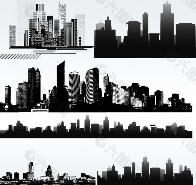 城市剪影图片