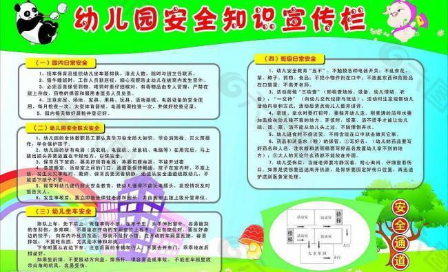 幼儿园安全知识宣传栏图片