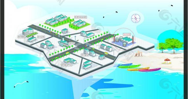 韩国未来海底城市规划图片