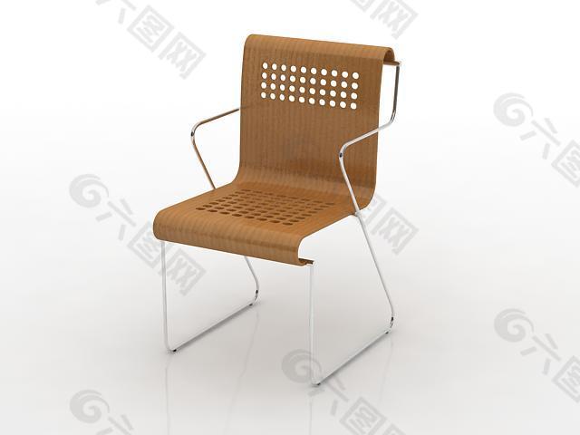 休闲办公座椅3d模型